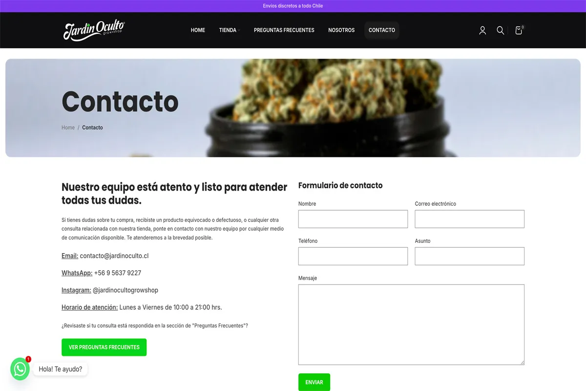 Jardín Oculto Growshop